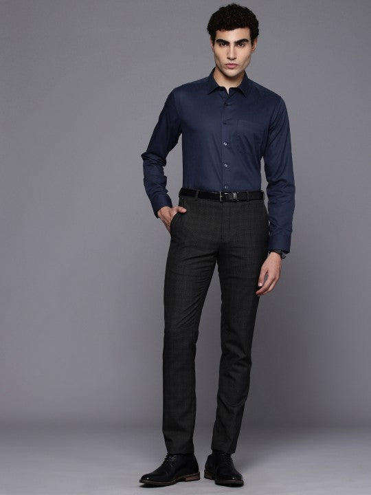 Men Pure Cotton Slim Fit Formal Shirt Zabolo