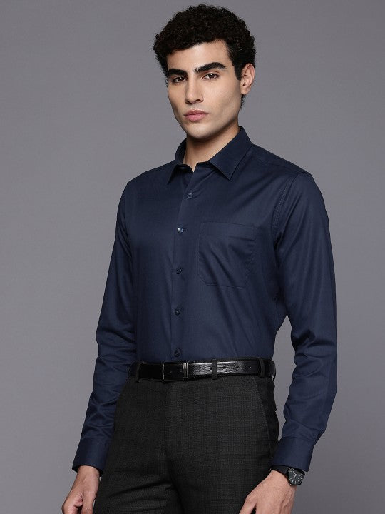 Men Pure Cotton Slim Fit Formal Shirt Zabolo
