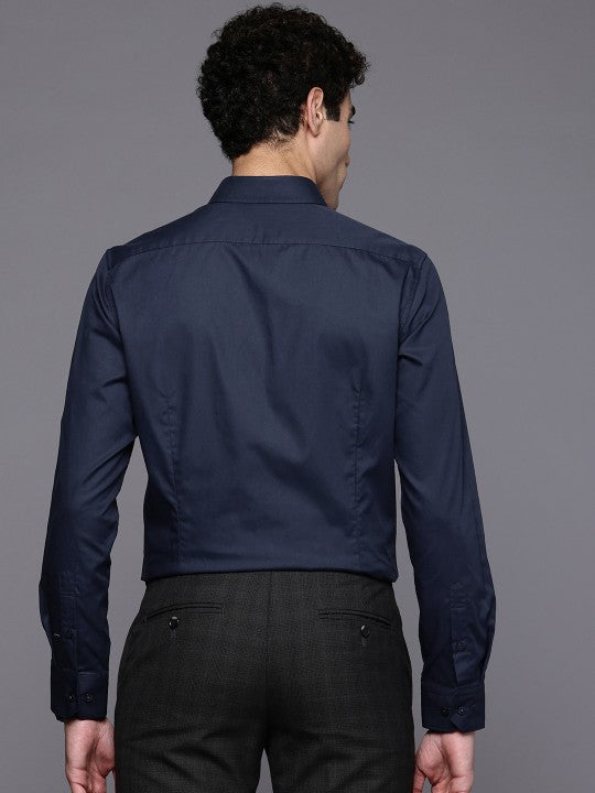 Men Pure Cotton Slim Fit Formal Shirt Zabolo