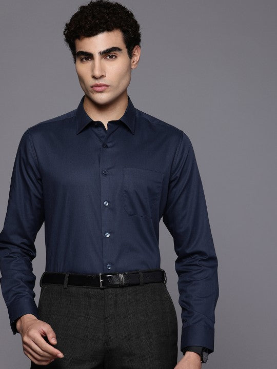 Men Pure Cotton Slim Fit Formal Shirt Zabolo