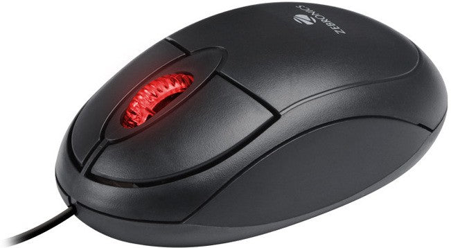 ZEBRONICS ZEB-RISE Wired Optical Mouse (USB 2.0, Black) Zebronics