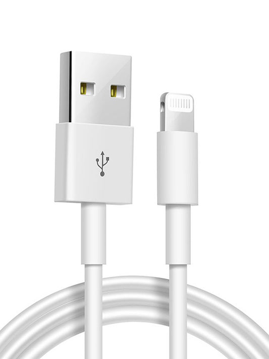 Zabolo Fast Charging & Sync Data Cable for iPhone 1.2 m Lightning Cable  (Compatible with Apple Iphone 5, 5c, 5S, 6, 6S, Sync and Charge Cable, White)
