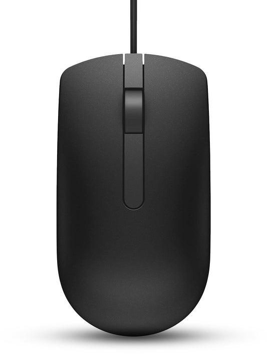 DELL MS 116 Wired Optical Wired Mouse (USB, Black) Dell