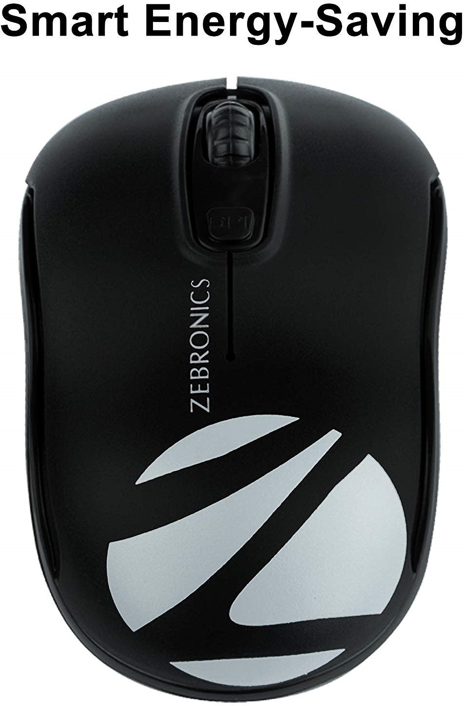 ZEBRONICS Zeb-Dash Wireless Optical Mouse (USB 2.0, Black) Zebronics