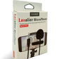 Lavalier Microphone for YouTube and smartphones Collar Mic  (Black)