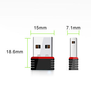 Zabolo Wifi Adapter 950 mbps USB Adapter (Black) Zabolo