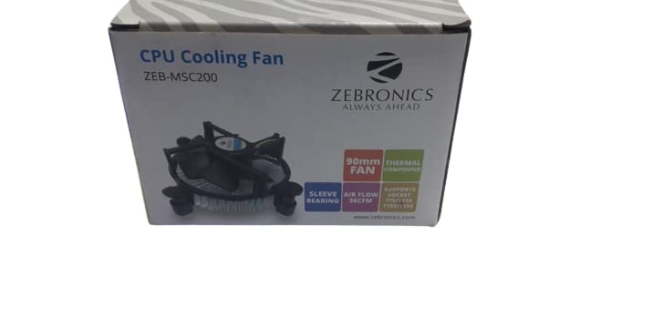 ZEBRONICS ZEB-MSC200 Cooler  (Black) Zebronics