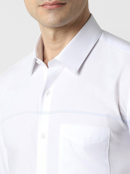 Men Regular Fit Solid Spread Collar Casual Shirt Zabolo