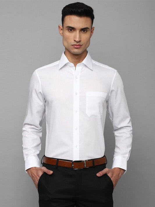 Men Regular Fit Solid Spread Collar Casual Shirt Zabolo