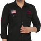 Men's Stylish Cotton Casual Shirt | Affordable and Trendy Fashion ( Black ) Zabolo