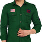 Men's Stylish Cotton Casual Shirt | Affordable and Trendy Fashion ( Green ) Zabolo