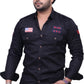 Zabolo Men Regular Fit Solid Spread Collar Casual Shirt | Affordable and Trendy Fashion Zabolo