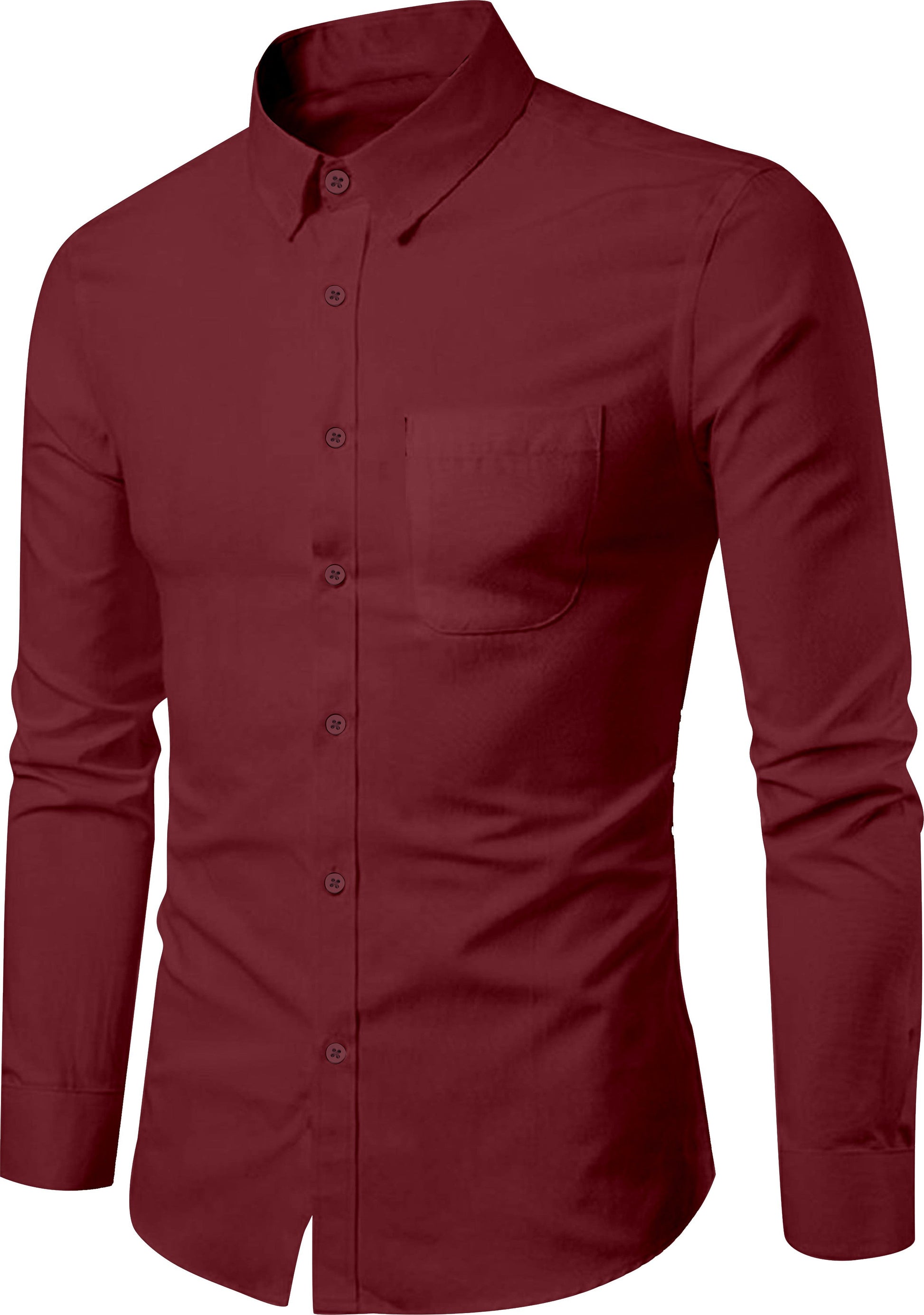 Zabolo Men Regular Fit Shirt with Patch Pocket Zabolo