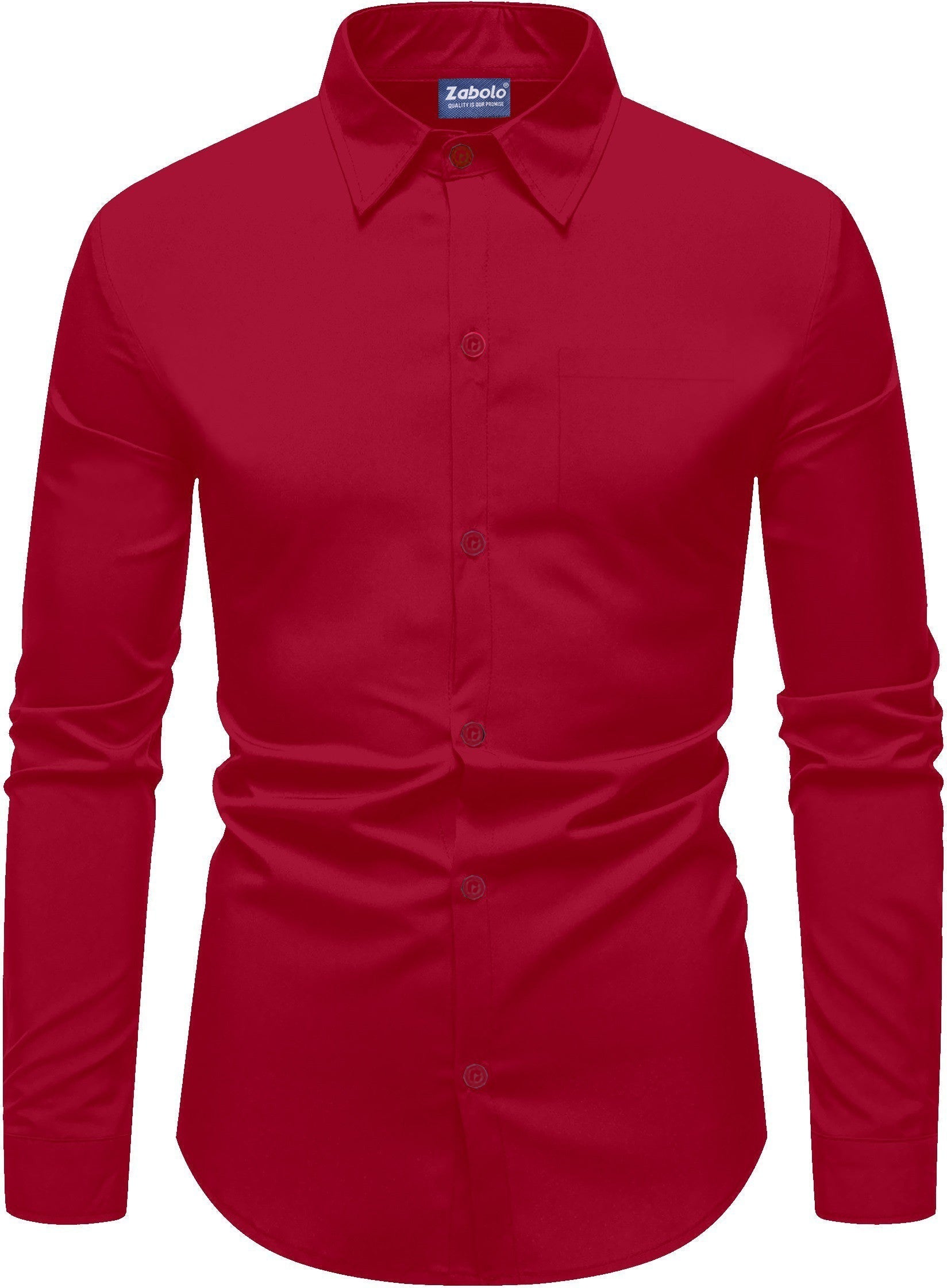 Zabolo Plain Cotton Shirt for Men | Casual Shirt | Solid Shirt | Full Sleeves | Formal Shirt Zabolo