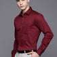 Comfort Self Design Spread Collar Casual Cotton Relaxed Fit Shirt Zabolo