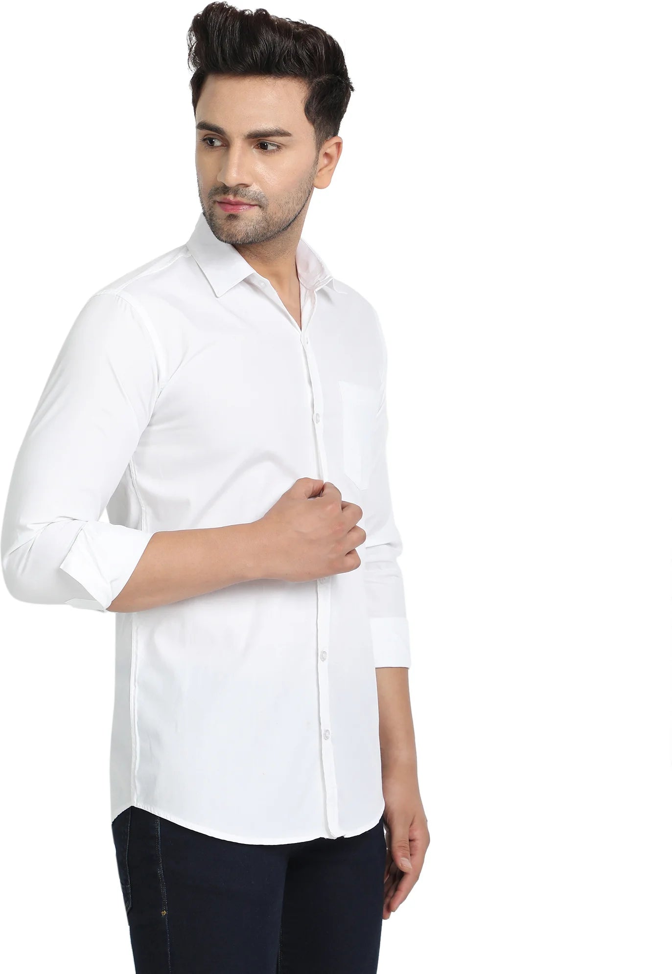 Zabolo Formal Shirt for Men Regular Fit Shirt with Patch Pocket Zabolo