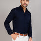 Zabolo Formal Shirt for Men Regular Fit Shirt with Patch Pocket Zabolo