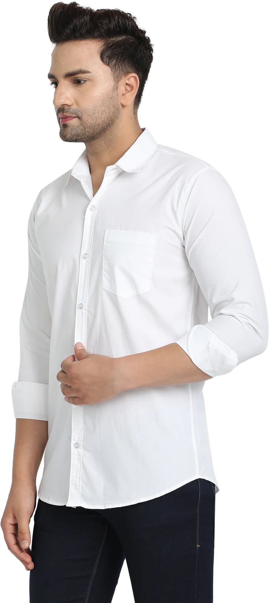 Zabolo Formal Shirt for Men Regular Fit Shirt with Patch Pocket Zabolo