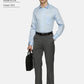 Men Premium Spread Collar Solid Cotton Formal Shirt Zabolo