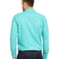 OLMA Men Regular, Slim Fit Solid Spread Collar Casual Shirt (Full Sleeve, Light Green) Zabolo