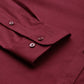 Comfort Self Design Spread Collar Casual Cotton Relaxed Fit Shirt Zabolo