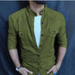 Men Regular Fit Solid Casual Shirt (Green) Zabolo