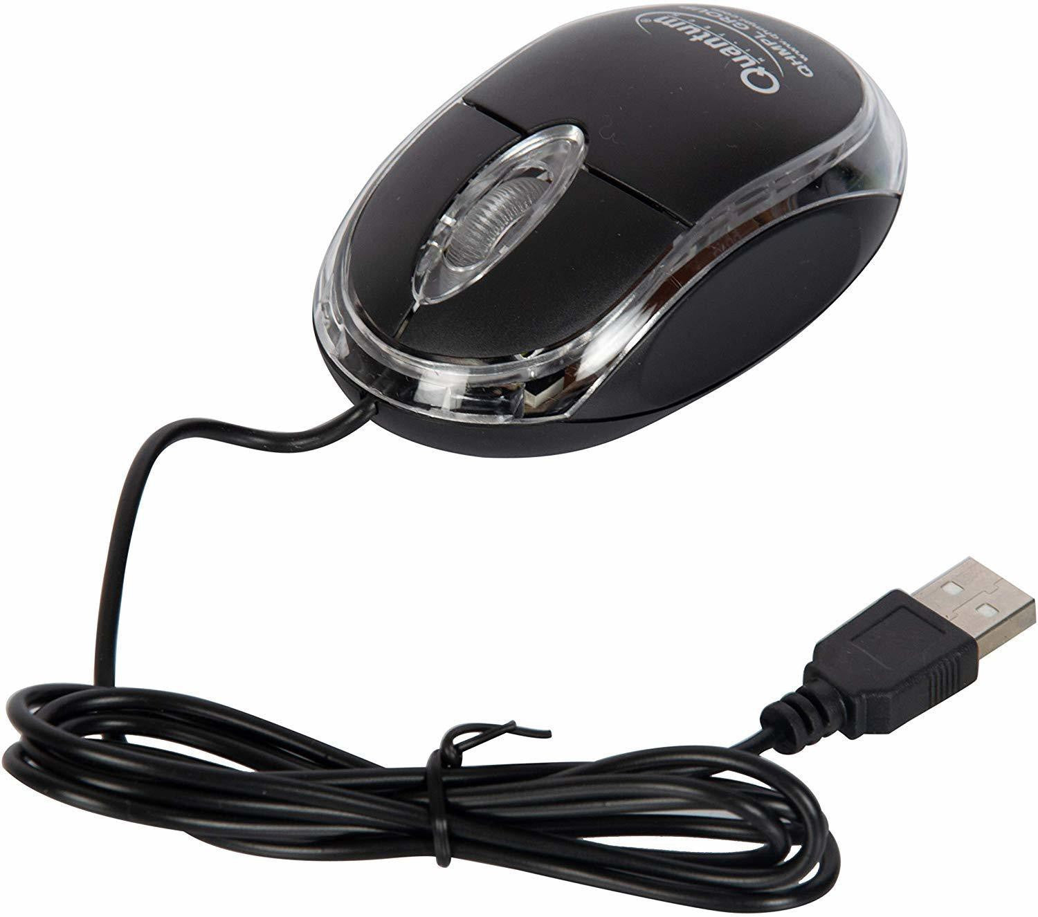 QUANTUM Wired Optical Mouse QUANTUM