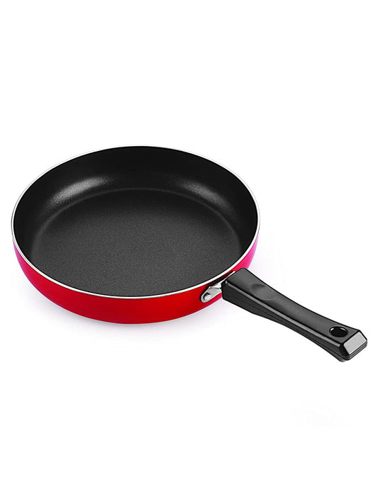 Fry Pan Non Induction with Bakelite handle Fry Pan 22 cm diameter 1.25 L capacity  (Aluminum, Non-stick) Zabolo