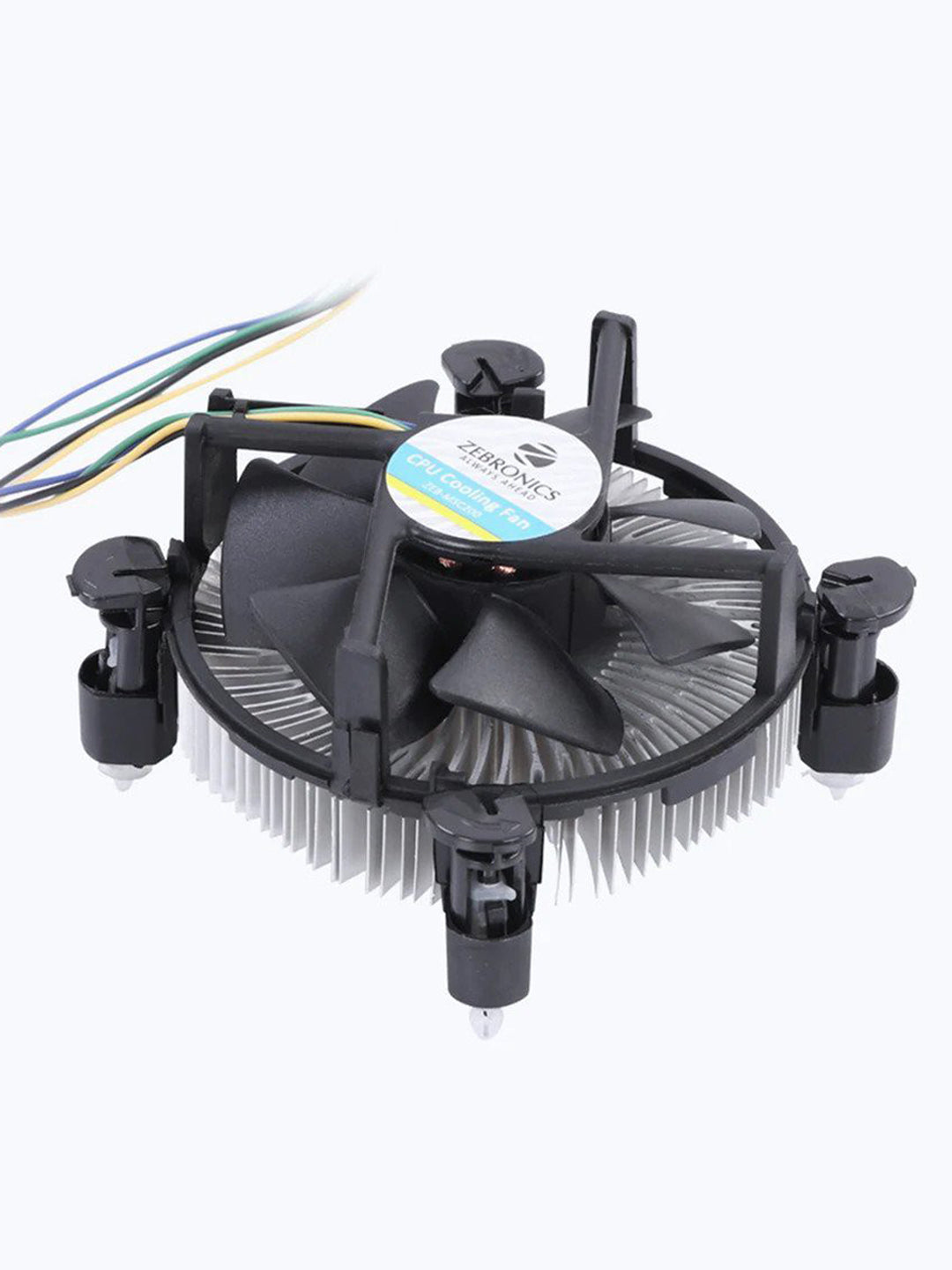 Zebronics CPU Cooling Fan | 775/1150/1155/1156 Socket | 90mm CPU Fan | Thermal paste Included Zebronics