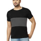 Block & Grey Men Round Neck T-Shirt Zabolo