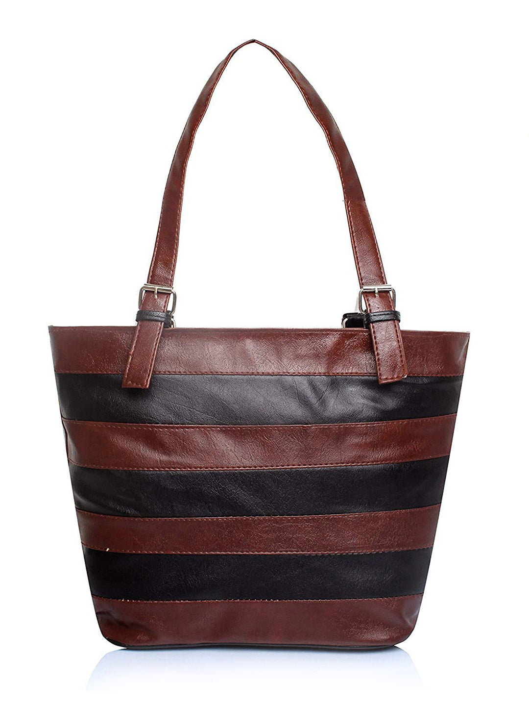 Women Shoulder Bag - Extra Spacious (Black & Brown) Zabolo