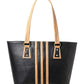 Women Shoulder Bag - Extra Large (Black & Brown) Zabolo