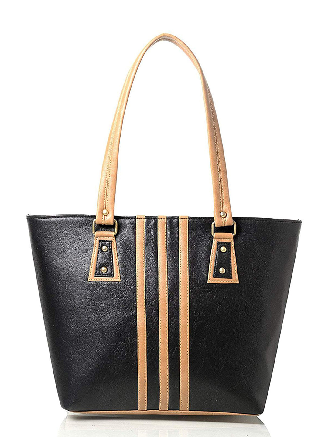 Women Shoulder Bag - Extra Large (Black & Brown) Zabolo