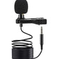 Zabolo Collar - Mic Clip on Microphone 3.5mm for Lectures, Teaching, and making Videos Mic  (Black) Zabolo