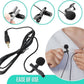 Zabolo Collar - Mic Clip on Microphone 3.5mm for Lectures, Teaching, and making Videos Mic  (Black) Zabolo