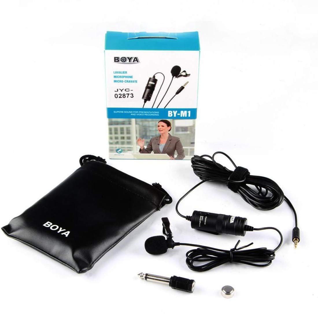 Boya BYM1 Collar Mic Super Sound for Presentation & Video Recoding Boya