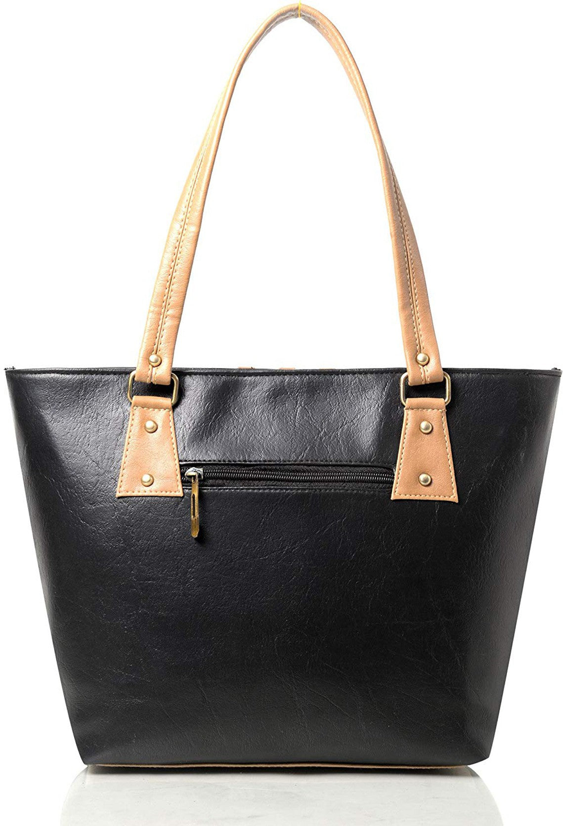 Women Shoulder Bag - Extra Large (Black & Brown) Zabolo