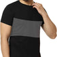 Block & Grey Men Round Neck T-Shirt Zabolo