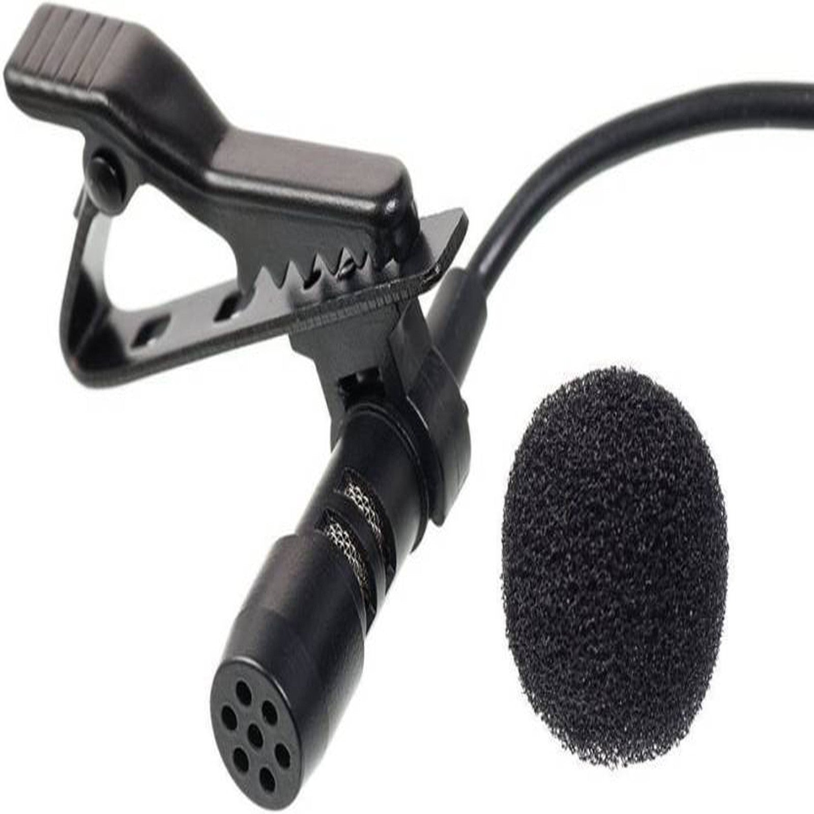 Zabolo Collar - Mic Clip on Microphone 3.5mm for Lectures, Teaching, and making Videos Mic  (Black) Zabolo