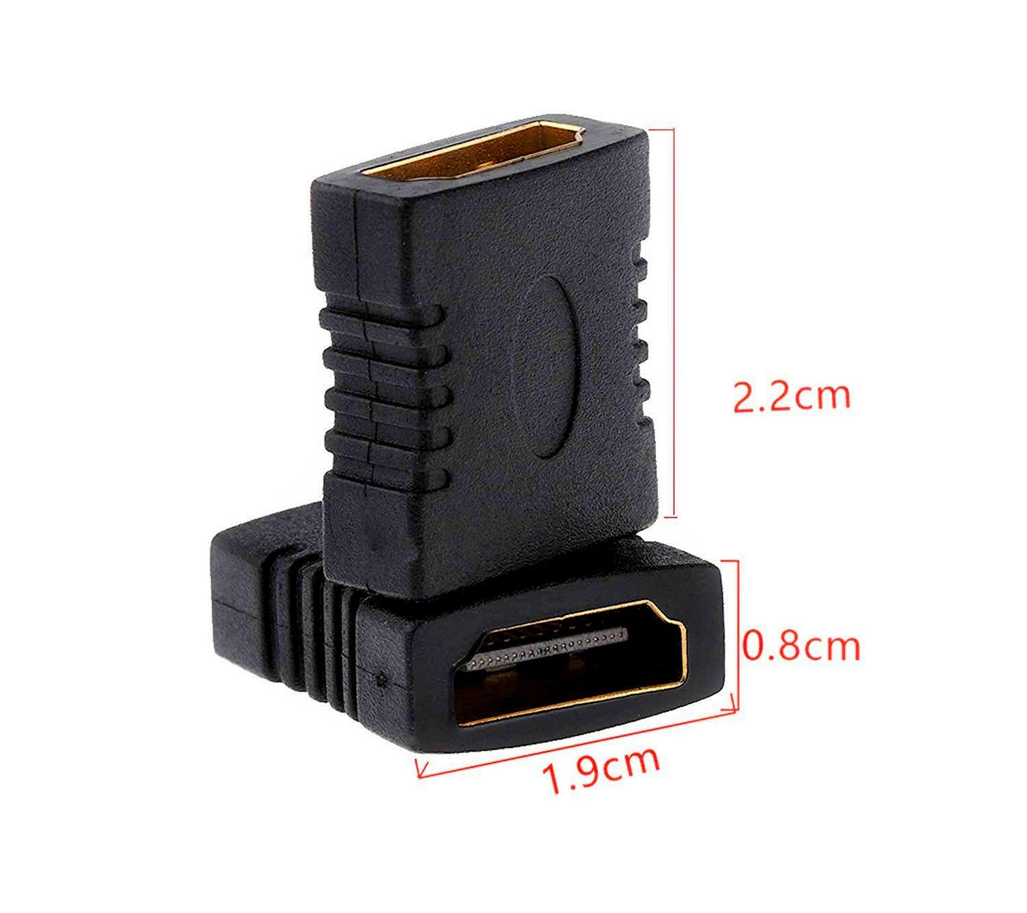 Zabolo HDMI Cable 3cm HDMI to HDMI Joiner Coupler Changer - Hdmi Female to Female Jointer, Coupler Connector Extension Inline Zabolo