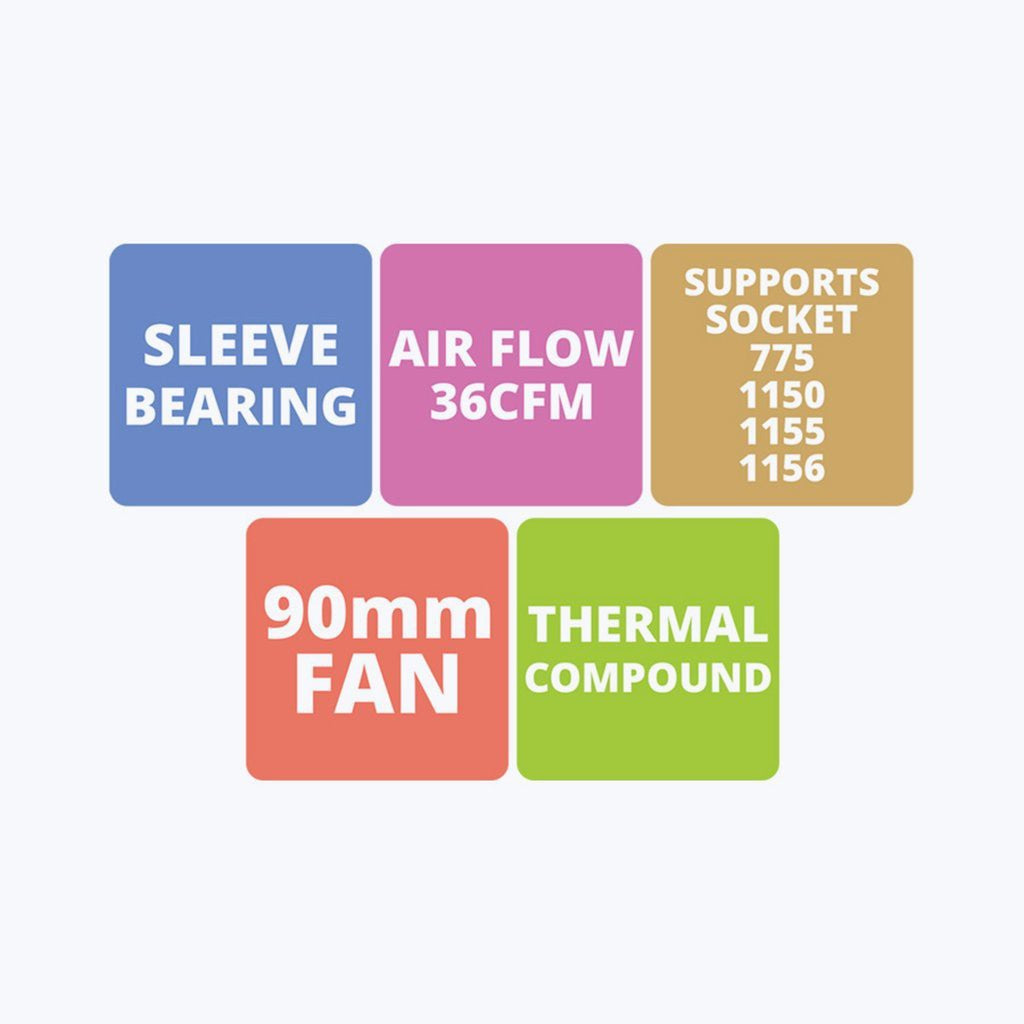 ZEB-MSC200 CPU Fan Zebronics