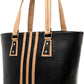 Women Shoulder Bag - Extra Large (Black & Brown) Zabolo