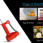 Power-Free Hand Blender and Beater in Kitchen Appliances with High Speed Operation Zabolo