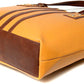 Women Shoulder Bag - Extra Spacious (Yellow & Brown) Zabolo