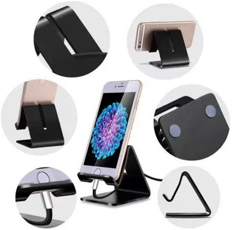 Aluminum Portable Stand With Convenient Charging Port Design For All Smartphone Mobile Holder Zabolo