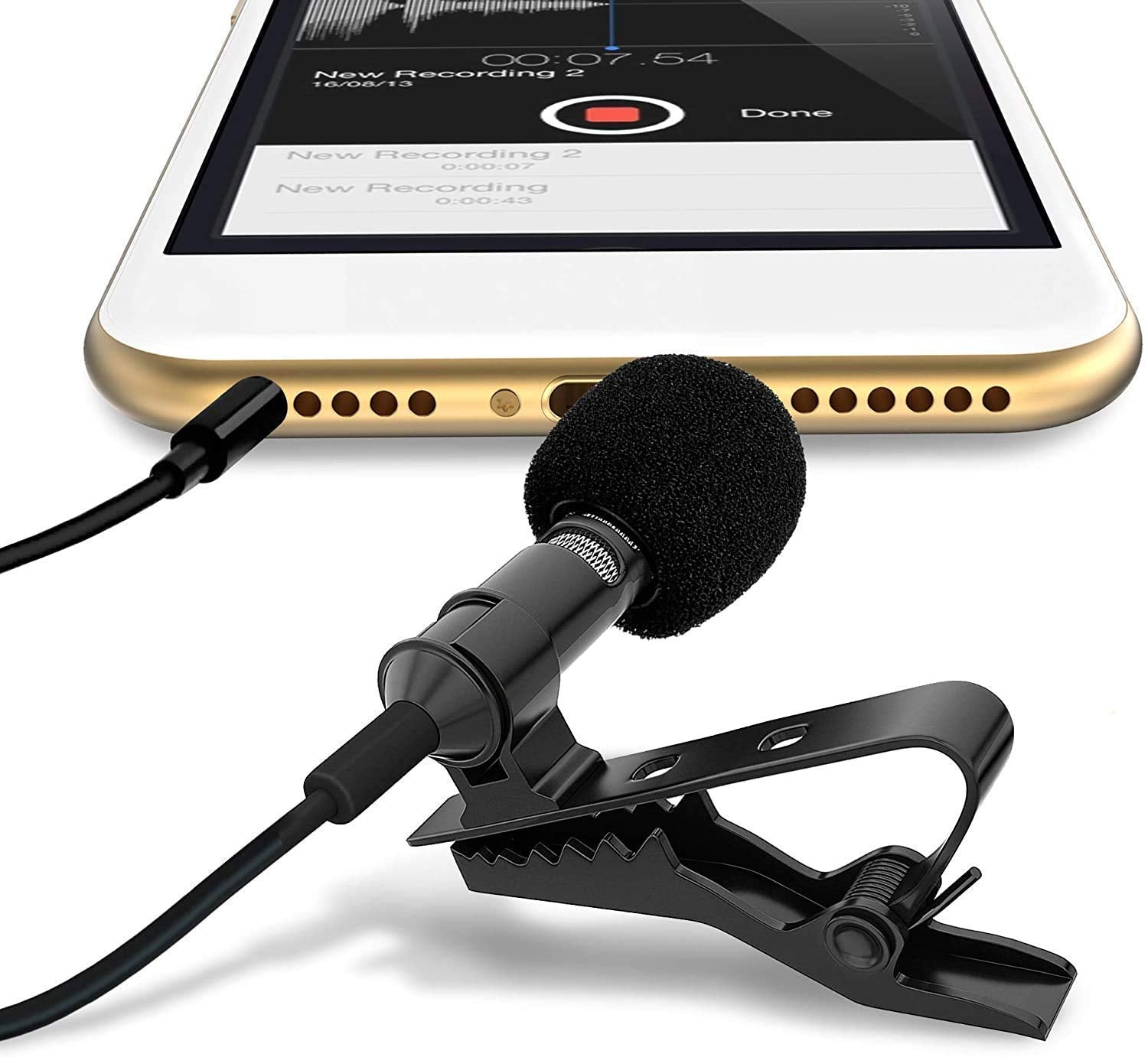 Zabolo Collar - Mic Clip on Microphone 3.5mm for Lectures, Teaching, and making Videos Microphone  (Zb_03) Zabolo